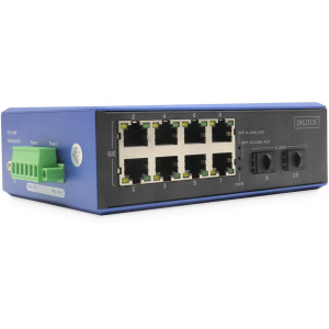 Digitus Switch 8 + 2 -Port Gigabit Ethernet PoE 20 km (DN-651151)