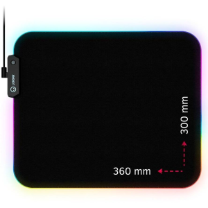 LORGAR Mousepad Steller 913 360mmx300mmx3mm/RGB backlight retail (LRG-GMP913)