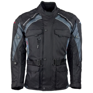 ROLEFF Motoros kabát Roleff Liverpool fekete-szürke