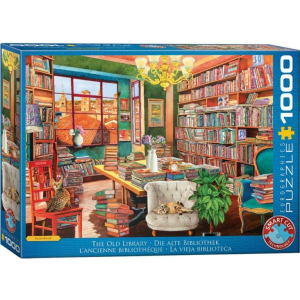 Eurographics 1000 db-os puzzle - The old library (6000-5888)