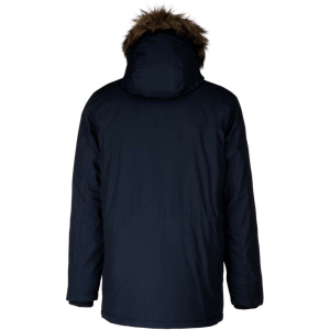 KARIBAN téli kapucnis bélelt férfi kabát KA621, Navy-M