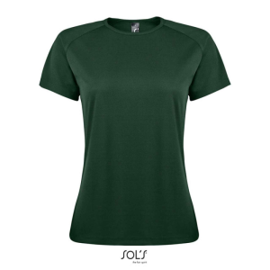SOL&#039;S raglános Női rövid ujjú sport póló SO01159, Forest Green-S