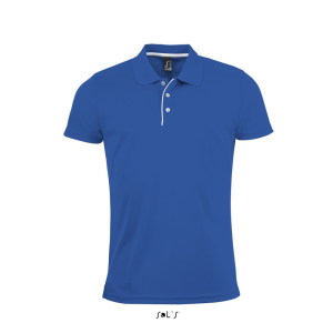 SOL&#039;S férfi rövid ujjú galléros sport póló SO01180, Royal Blue-L