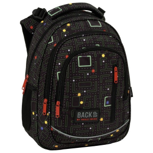 DERFORM BackUp ergonomikus iskolatáska hátizsák Prémium - Pac-Man (PLB5R102)