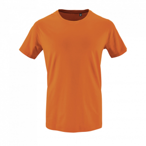 SOL&#039;S organikus kereknyakú rövid ujjú férfi póló SO02076, Orange-M