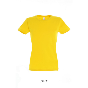 SOL&#039;S IMPERIAL környakú Női rövid ujjú pamut póló SO11502, Gold-XL