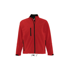 SOL&#039;S RELAX vastag 3 rétegű férfi softshell dzseki SO46600, Pepper Red-XL