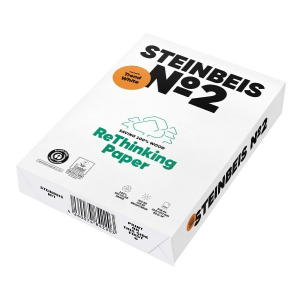 STEINBEIS Fénymásolópapír STEINBEIS NO 2. ISO 80-s A4 újrahasznosított 80gr 500 lap/cs