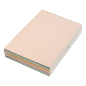 Kaskad Fénymásolópapír színes KASKAD A4 80gr vegyes pasztell (25,55,65,75,85) 5X20 lap/cs