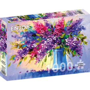 Enjoy 1000 db-os puzzle - Bouquet of Lilacs in a Vase (1696)