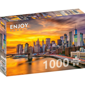 Enjoy 1000 db-os puzzle - New York City Skyline at Dusk (2081)