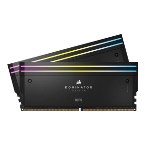 Corsair RAM Dominator Titanium RGB - 48 GB (2 x 24 GB Kit) - DDR5 7200 DIMM CL36 (CMP48GX5M2X7200C36W)