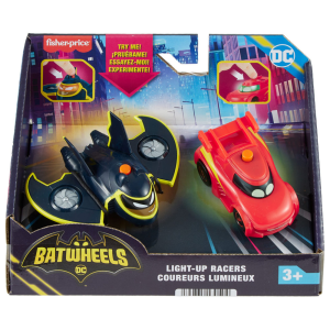 Mattel Fisher-Price: Batwheels világítós Redbird és Batwing 2 db-os kisautó szett 1/55