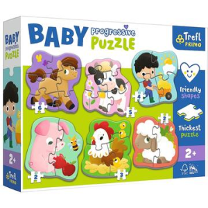 Trefl Baby: A farmon puzzle szett (44000) (44000)