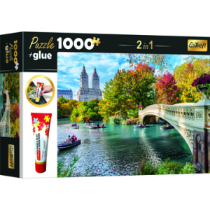 Trefl : Híd a folyón puzzle - 1000 darabos + ragasztó (10648) (10648)