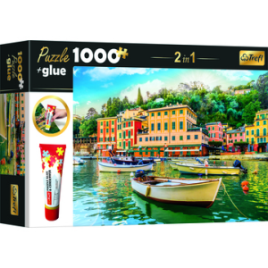 Trefl : Kikötő puzzle - 1000 darabos + ragasztó (10650) (10650)