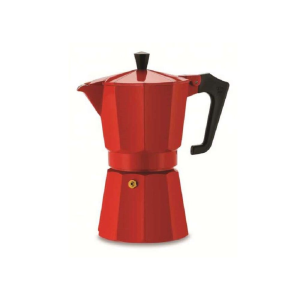 egyéb Kávéfőző 6 személyes kotyogós piros (Olasz 6 sz. alu piros/4727348948240) (Olasz 6 sz. alu piros/4727348948240)