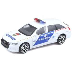 BBurago : Audi A6 Avant magyar rendőrautó, 1:43 (66711) (66711)