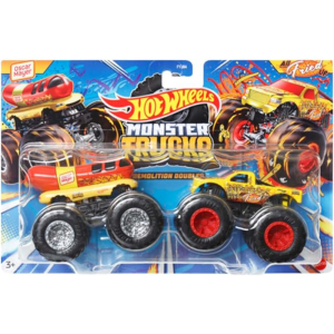Mattel Hot Wheels Monster Trucks: Demolition Doubles Oscar Mayer vs All Fried Up 2db-os monster kisautó