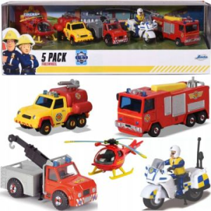 Jada Sam, a tűzoltó: 5 db-os jármű szett (203094007) (203094007)
