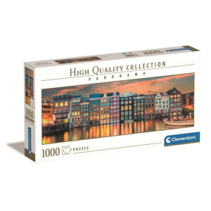 Clementoni 1000 db-os - High Quality Collection - Panoráma puzzle - Csodálatos Amszterdam (39838)