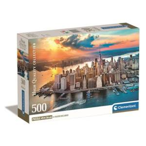 Clementoni 500 db-os puzzle COMPACT puzzle - High Quality Collection - New York (35543)