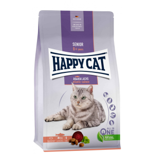 Happy Cat Senior Atlantik-Lachs | Lazac ízű száraz macskatáp - 1,3 Kg