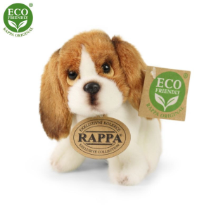 Rappa Plüss kutya kölyök ülő 11 cm - Spániel - környezetbarát
