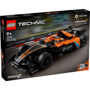 LEGO Technic NEOM McLaren Formula E hátrahúzós versenyautó 42169