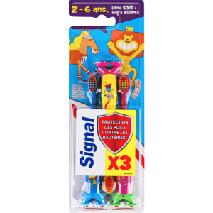  Signal fogkefék 3 db Kids Ultra Soft 2-6 éves Tripack