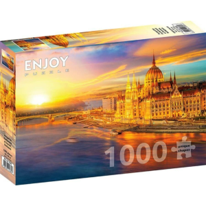 Enjoy 1000 db-os puzzle - Hungarian Parliament at Sunset, Budapest (1362)