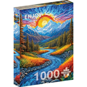 Enjoy 1000 db-os puzzle - Sunrise Landscape (2154)