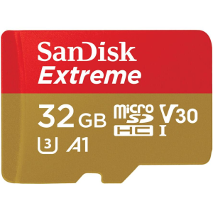 Sandisk SD MicroSD Card 32GB SanDisk Extreme SDHC inkl. Adapter (SDSQXAF-032G-GN6AA)