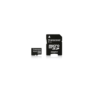 Transcend SD microSD Card 16GB Transcend SDHC UHS1 w/adapter (TS16GUSDU1)