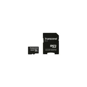 Transcend SD microSD Card 4GB Transcend SDHC Class10 w/adapter (TS4GUSDHC10)