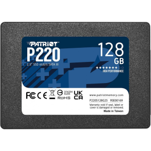 Patriot P220 128GB 2.5&quot; SATA III (P220S128G25)