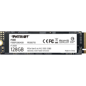 Patriot P300 128GB M.2 2280 PCI-E x4 Gen3 NVMe (P300P128GM28)
