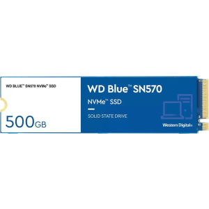 WD Blue SN570 500GB M.2 2280 PCI-E x4 Gen3 NVMe (WDS500G3B0C)