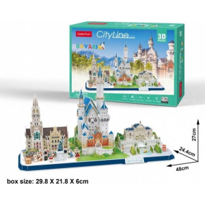 CubicFun 3D Puzzle City Line Bavaria