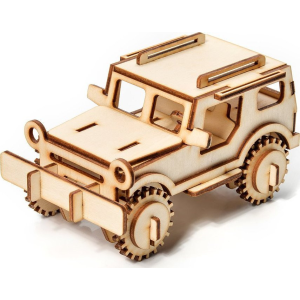 Little-Story Little Story Fa Puzzle 3D modell - Jeep