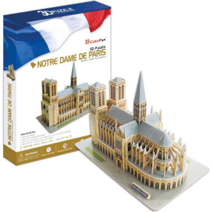 CubicFun 3D PUZZLE Notre Dame (világos) - L173H