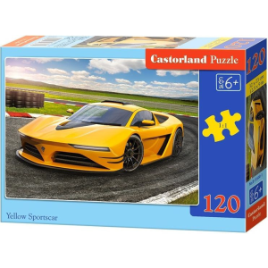 Castorland Puzzle Sárga sportautó 120 db (13500)