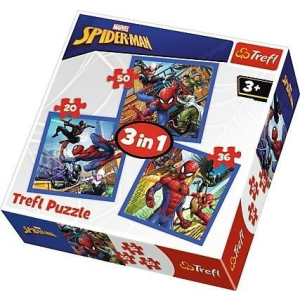 Trefl Puzzle 3 az 1-ben Spider Force Pókember