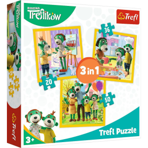 Trefl Puzzle 3 az 1-ben együtt szórakoztató (34850)