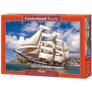 Castorland Puzzle 500 Tall Ship Leaving Harbor (253343)