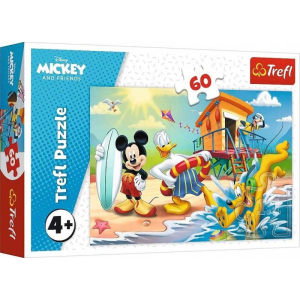 Trefl Puzzle 60 darab Miki egér érdekes napja