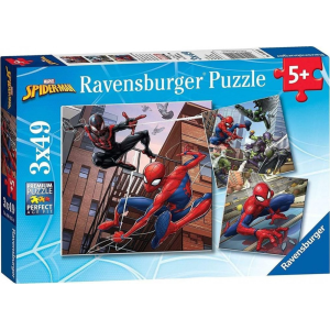Ravensburger Puzzle 3x49 Pókember akcióban