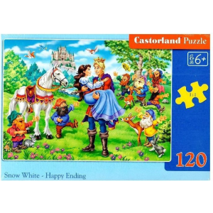 Castorland Puzzle 120 Hófehérke Happy Ending
