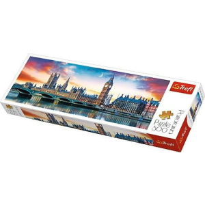 Trefl Puzzle, 500 darab. Panoráma – Big Ben és a Westminster-palota (GXP-645443)