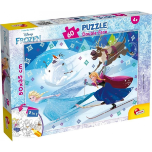 Lisciani kétoldalas puzzle Plus 60 Frozen 2